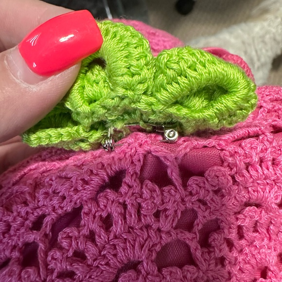 Lilly Pulitzer White Label NWT. crotchet halter top. Size ML.  Very different. - Picture 10 of 14